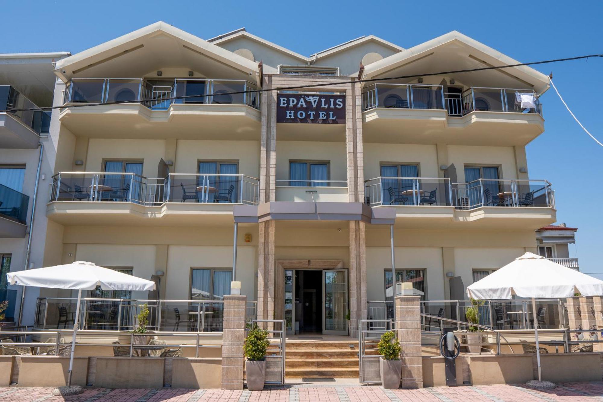 Hotel Epavlis Eleftheriadi Paralía Esterno foto