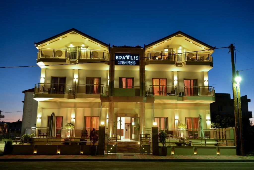 Hotel Epavlis Eleftheriadi Paralía Esterno foto
